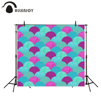 

Allenjoy princess photography backdrops baby girl glitter colorful Festivals Activities celebration background fond studio photo
