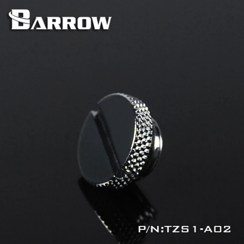 Barrow G1 / 4 черная/Серебристая/белая Прорезная затяжка уплотнения Блокировка