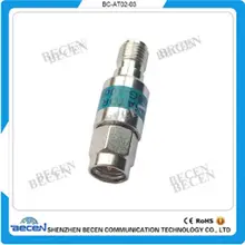 BECEN 2 Вт SMA Коаксиальный RF аттенюатор, DC до 6 ГГц, 50ohm 1,2, 3,5, 6,10, 15,20, 30db