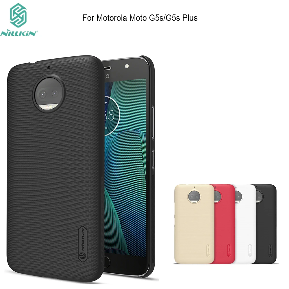 Для Moto G5/G5 Plus чехол Nillkin Матовый твердый пластиковый чехол на заднюю панель для Motorola Moto G5s/G5s Plus чехол с защитой экрана