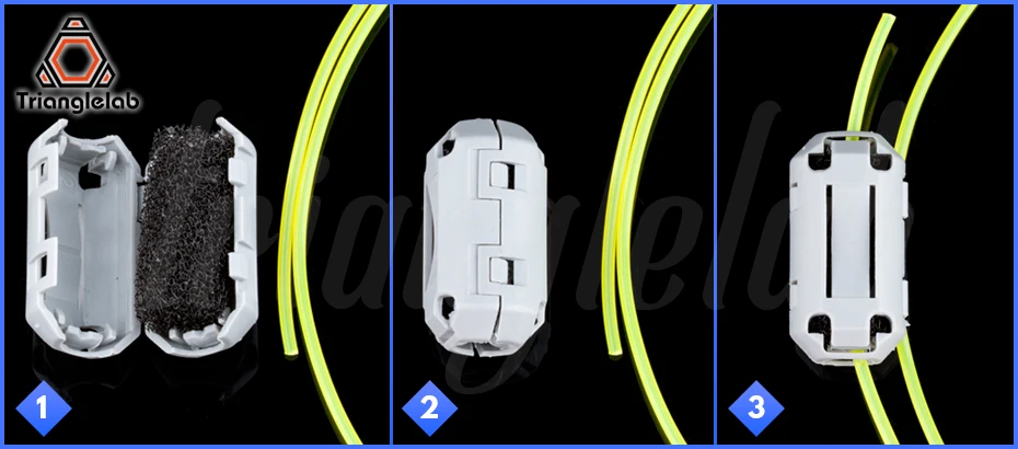 Trianglelab нити очистки Антистатическая блокировка пены мусора для hotend E3D V6 сопла cr10 ender3 Анет A6 A8 prusa