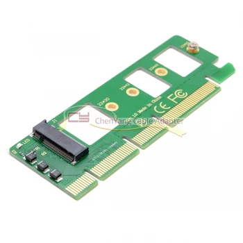 

10pcs/lot PCI-E 3.0 16x x4 Adapter NGFF M-key NVME AHCI SSD Adapter for XP941 SM951 PM951 A110 m6e 960 EVO SSD
