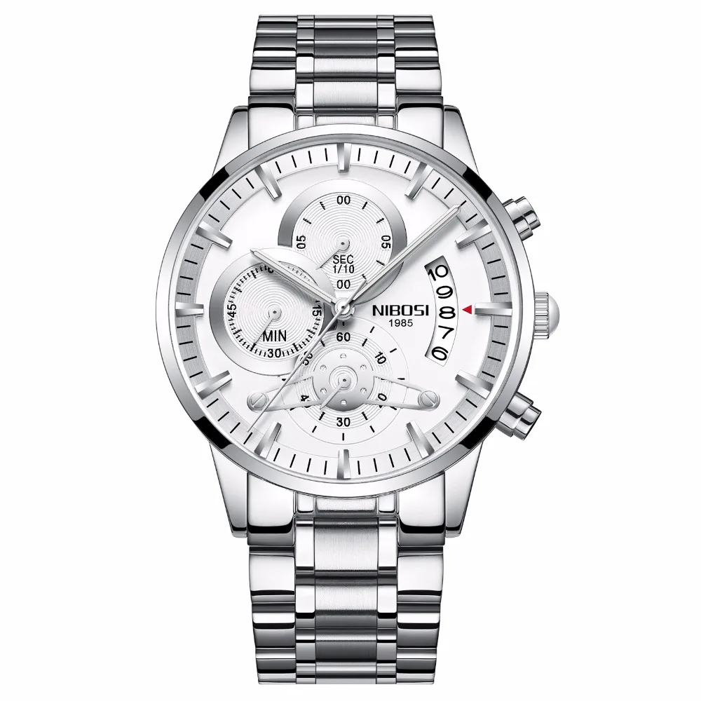 

NIBOSI Unisex Adult's Watch Men&Women Watch Luxury Famous Top Brand Dress Fashion Watch Quartz Wristwatches Milanese Mesh Band