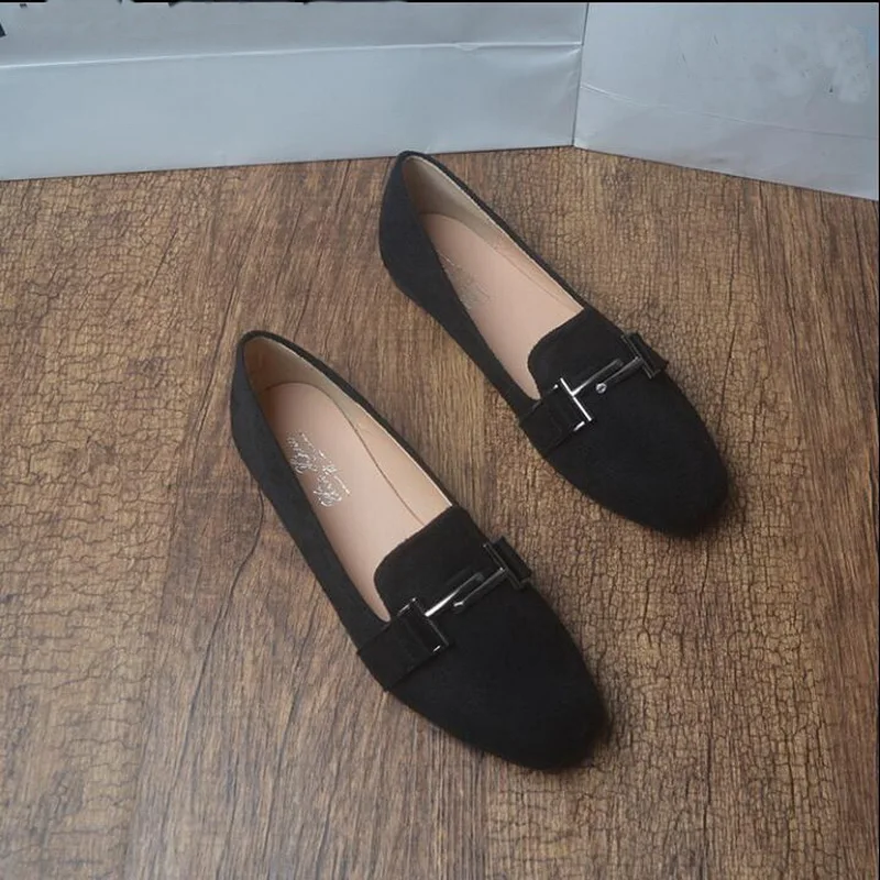 Модные женские лоферы; черные тонкие туфли с квадратным носком; женская обувь на плоской подошве; маленькие размеры 31-32-33; большие размеры 41-43-44