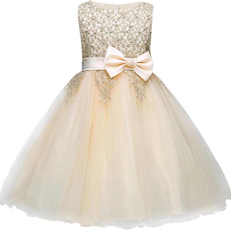 

Kids Dresses for Girls Gold Thread Embroidery Elegant Party Dress for Girls Wedding Dress for Toddler Girls Thankgiving Clothes