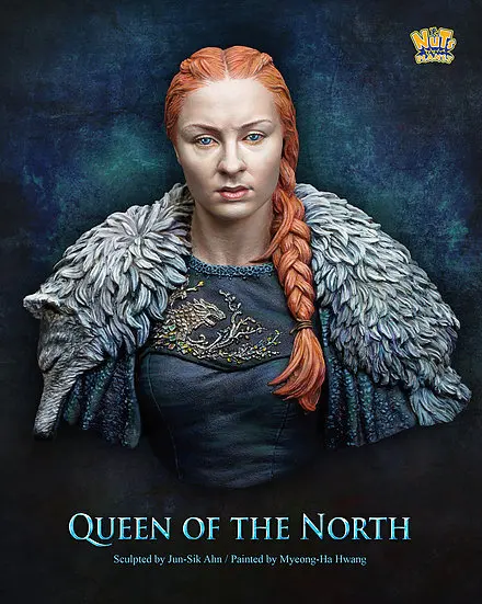Фигура из смолы 1/10 Queen of the North грудь GK фильмы без покрытия цвета|Игровые фигурки и
