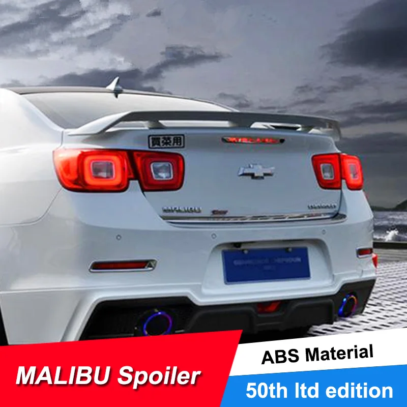 JNCFORURC Rear Trunk Lid Car Spoiler Wings For Chevrolet Malibu 2012 13
