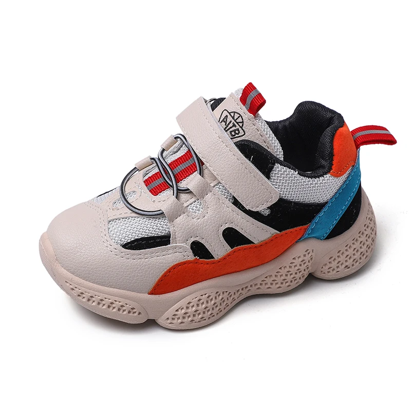 

2019 Spring New Girls Fashion Running Shoes Kids Black Soft Sneakers Casual Shoes Boys Air Mesh Breathable Sports Shoes