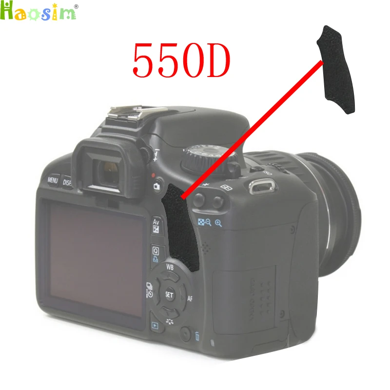 

The Thumb Rubber Back cover Rubber DSLR Camera Replacement Unit Repair Part For CANON EOS 550D