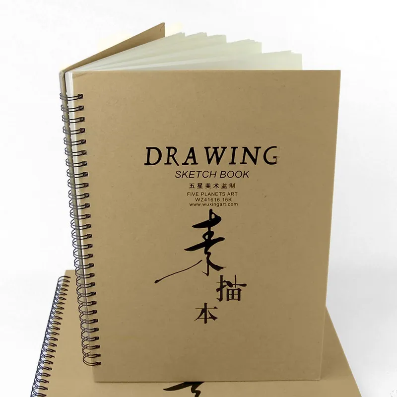 

Hard Copybook 8K 16K Sketchbook Drawing Paper 30 Sheets Sketch Painting Paper To Draw Coil/Spiral Notebook Student Stationery