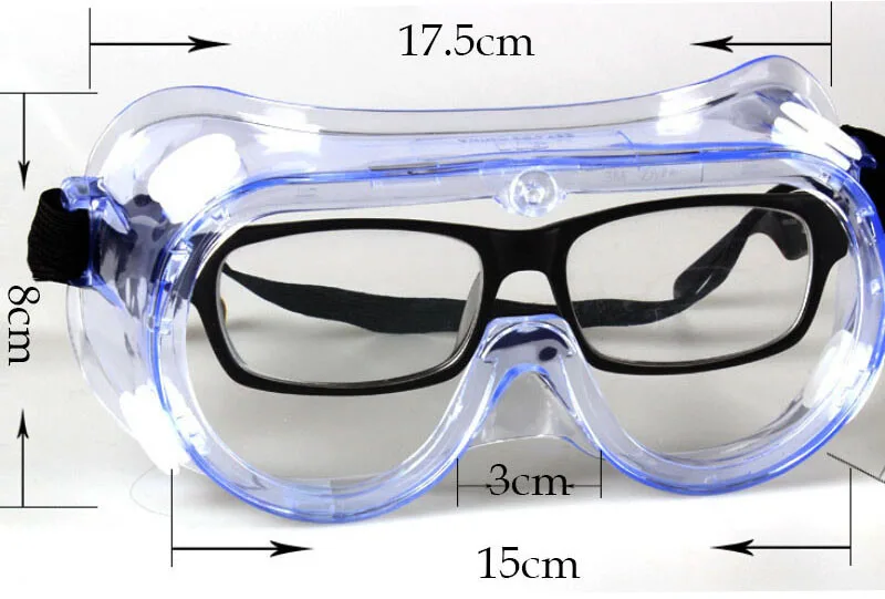 Промышленные защитные очки для глаз, противоударные и противохимические очки, пылезащитные Поликарбонатные Защитные Очки