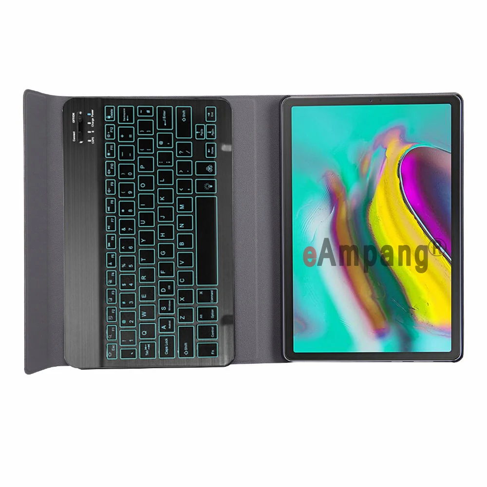 Чехол с клавиатурой подсветкой для Samsung Galaxy Tab S5e 10 5 чехол T720 T725 со съемной Bluetooth