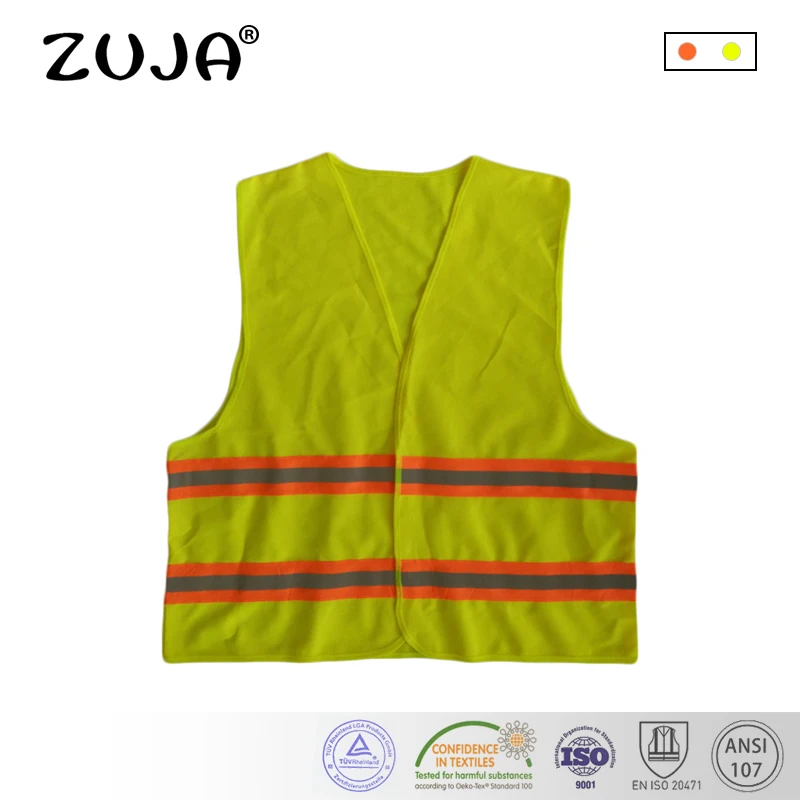 Wholesale Hi vis Workwear Safety Vest Reflective Tape knitted Vest-in Safety Clothing from ...