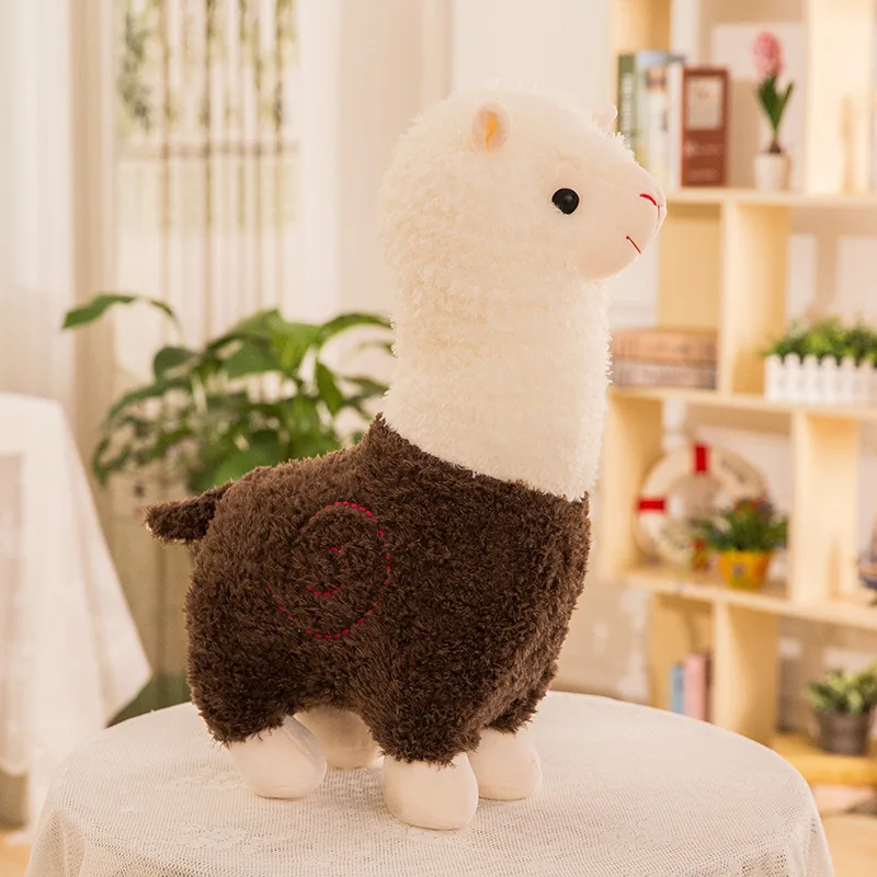 46cm New Alpaca Llama Stuffed Animal Toys Cartoon Plush Doll Gift For Kids 