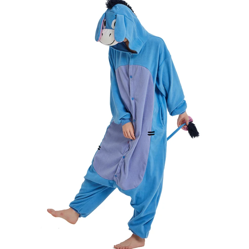 комбинезон пижама для женщин Eeyore Пижама с ослом животных женская взрослых и