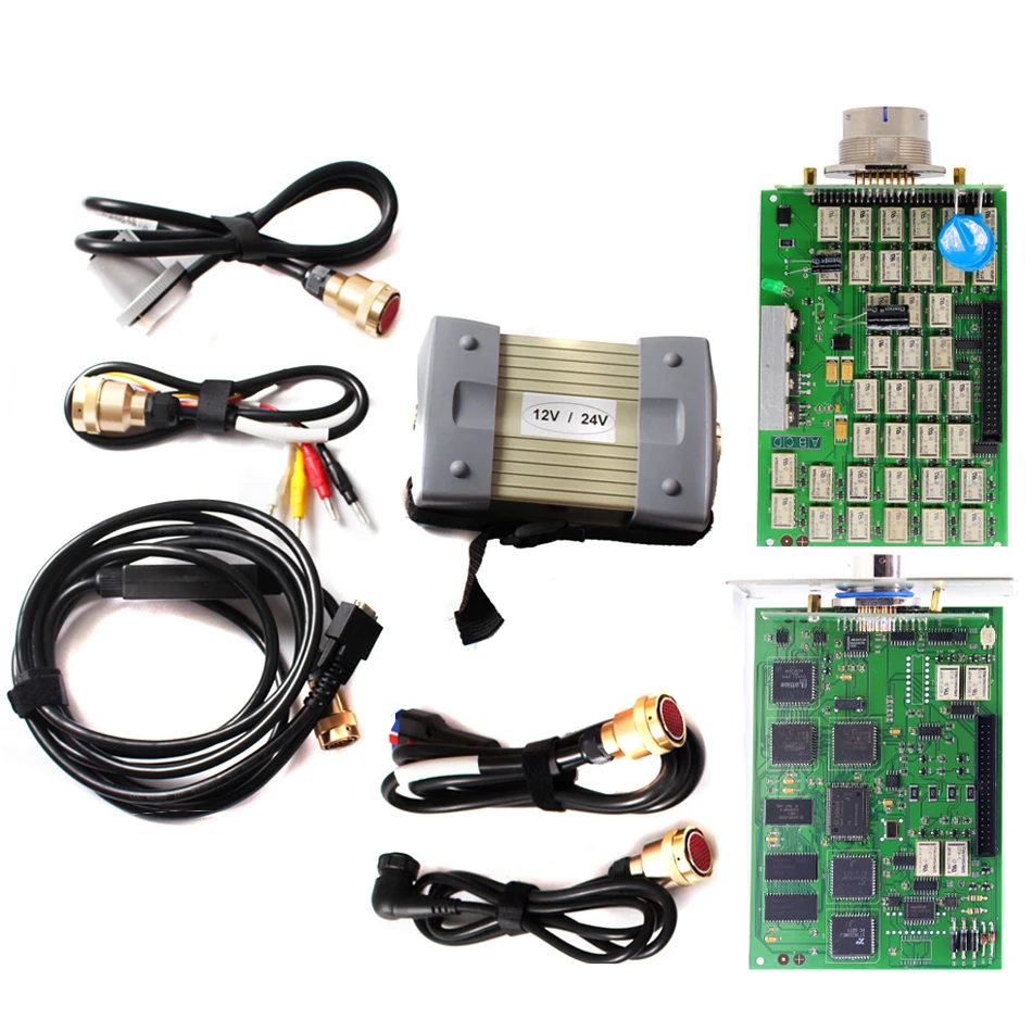  MB Star C3 juego completo con 5 Cables herramienta de diagnóstico automático MB C3 con v2019.3 HDD 