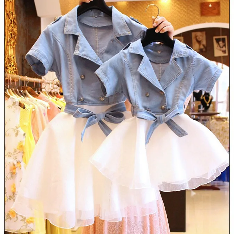 mommy and me denim outfits