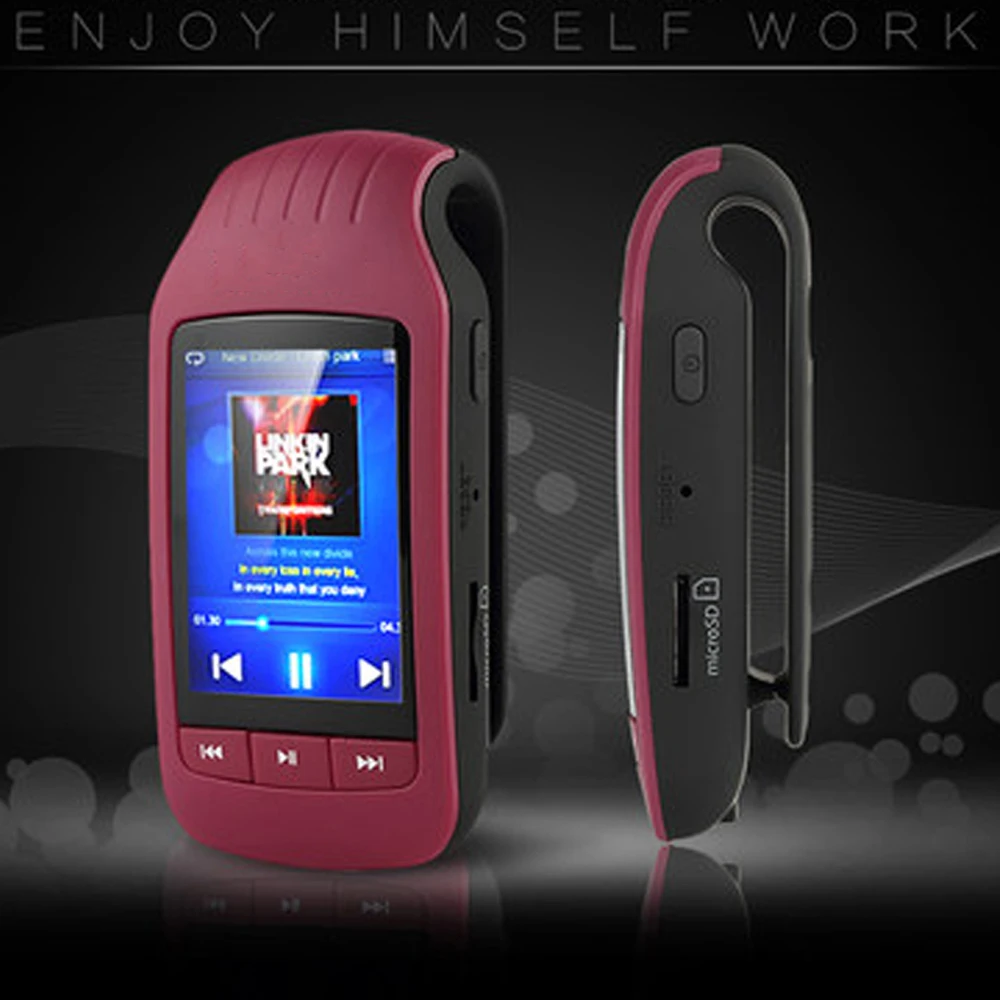 Newest Player Mp4 Mini Portable Clip Mp4 Bluetooth 8GB Sports Mp4 player FM Radio Video Player