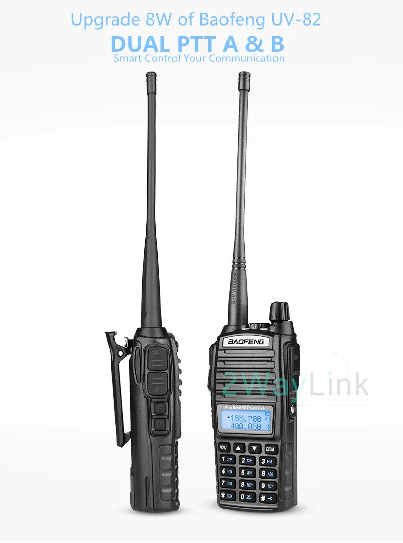 BaoFeng UV-82 рация 8 Вт U/V Baofeng UV 82 гарнитура рация 10 км Baofeng 8 Вт Радио uv 9r ham радио 10 км