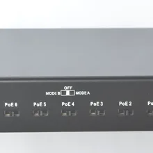 8 Порты и разъёмы Неуправляемый коммутатор Gigabit Мощность over Ethernet PoE коммутатор для 802.3af/24 В устройств с 24v60w Питание: GPOES-8-7-24v60w