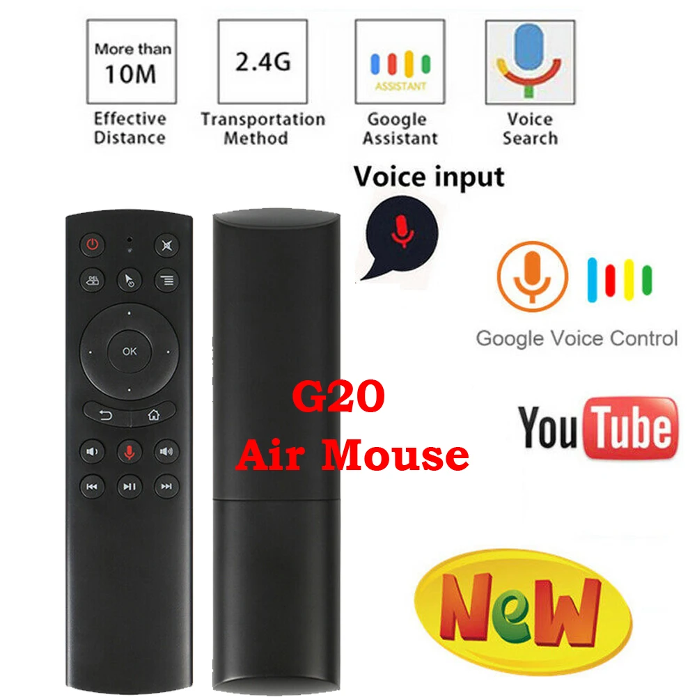 Новое поступление VONTAR G10 голосовое дистанционное управление 2,4 г беспроводной Air mouse Микрофон гироскоп ИК Горячая Распродажа