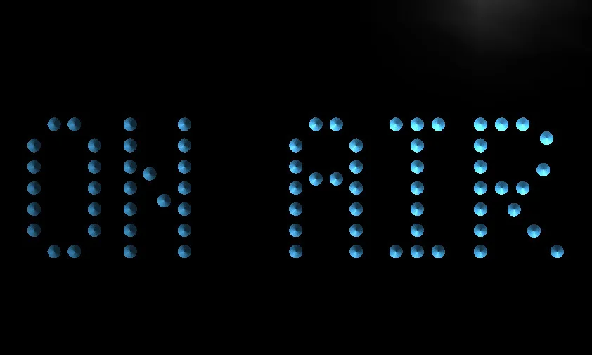 

S010 On Air Studio Decor FM AM LED Neon Light Sign