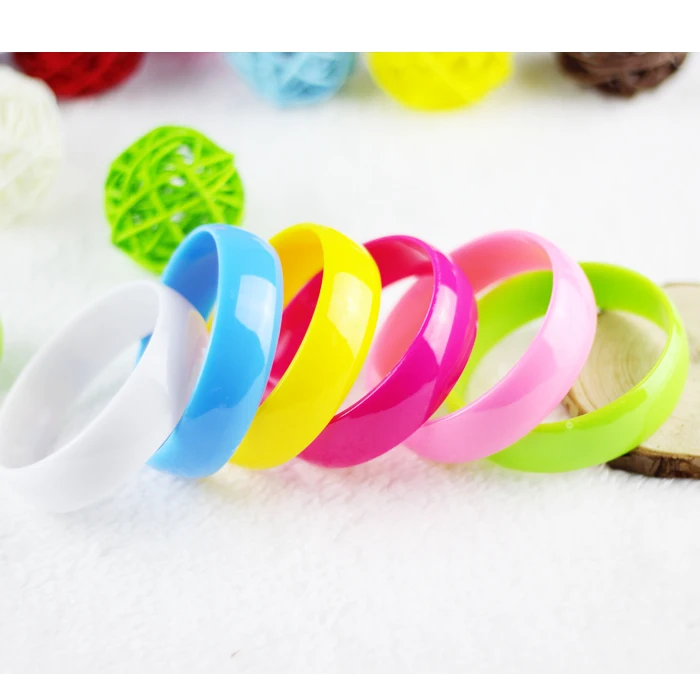 2016 new bracelet,rainbow color plastic bracelets,Candy colored Fashion woman bracelet Acrylic