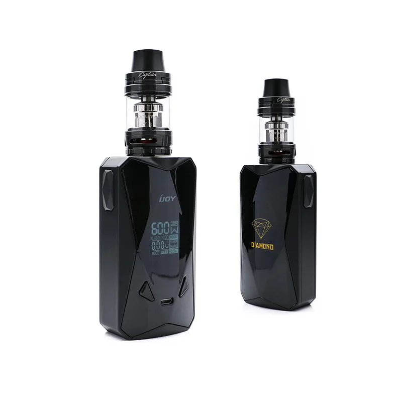 

E-Cigs kit IJOY Diamond PD270 Kit with dual 20700 box mod with 4.2ml Captain X3S Tank 25mm atomizer E-Cigarettes 234W KIT