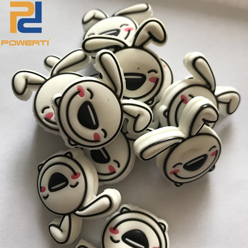 POWERTI 10 шт./лот панда Теннисная ракетка демпфер силиконовый Амортизатор для