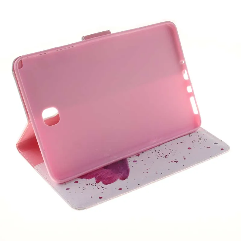 Тонкий чехол из мягкой + искусственной кожи с подставкой и отделением для карт