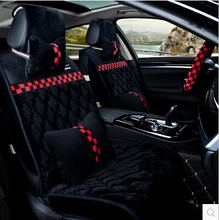 Good! Universal car seat covers & steering wheel cover for Volkswagen Touareg 2015-2009 winter durable seat covers,Free shipping