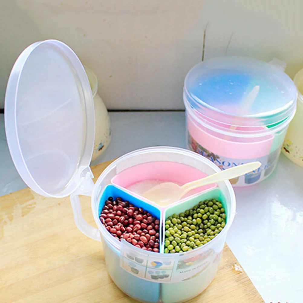 

Hot Sale Kitchen Tools Storage Bottles Plastic Spice Storage Box Seasoning Cans Jar Pepper Spices Boxes