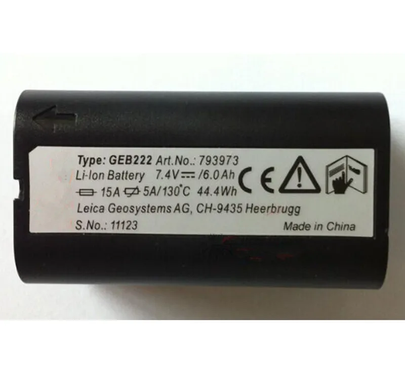 7,4 V 6000 mAh литий-ионный аккумулятор GEB222 для Электронный тахеометр Leica