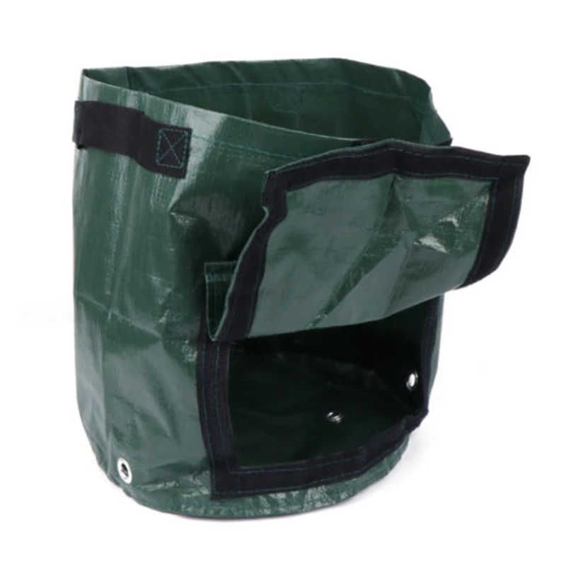 

1pc Potato Grow Planter PE Cloth Planting Container Bag Thicken Garden Pot Green