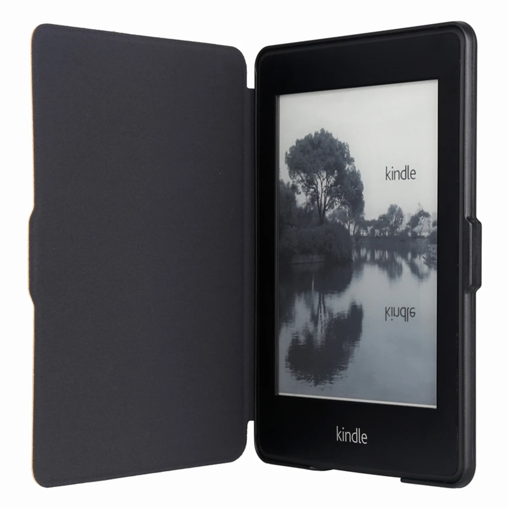 Для Amazon Kindle Paperwhite 3 чехол из искусственной кожи Kindle Cover Жесткий задний Авто Пробуждение/спящий Капа гаджет для " Paperwhite 1 2