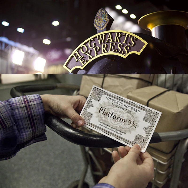 Wizarding World of Harry Hogwart London Express копия билета на поезд 1 шт. Платформа 9 3/4 билета на станцию