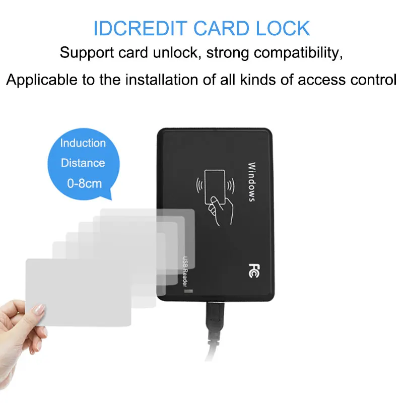 125 кГц RFID считыватель EM4100 USB датчик приближения считыватель смарт-карт без привода устройство для выпуска EM ID USB RFID IC RFID считыватель карт
