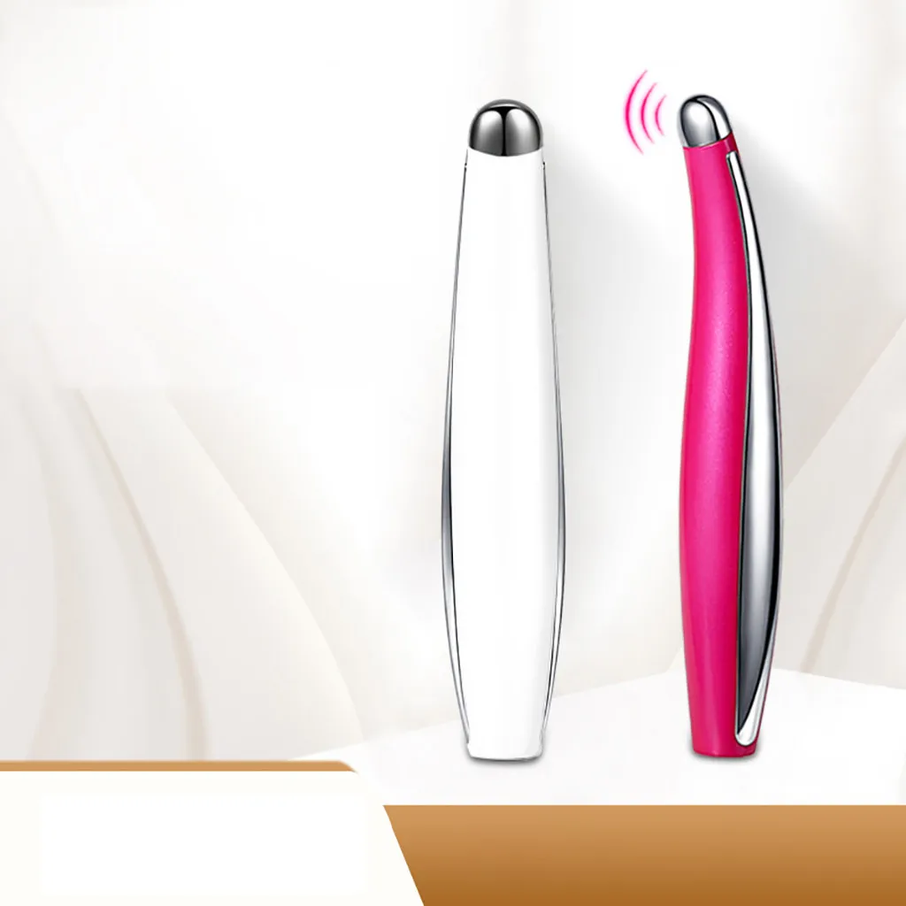 Automatic Mini Massage Electric Vibration Eye Massager Anti-Ageing Wrinkle Pen microdermabrasion machine D300622 - Цвет: PK