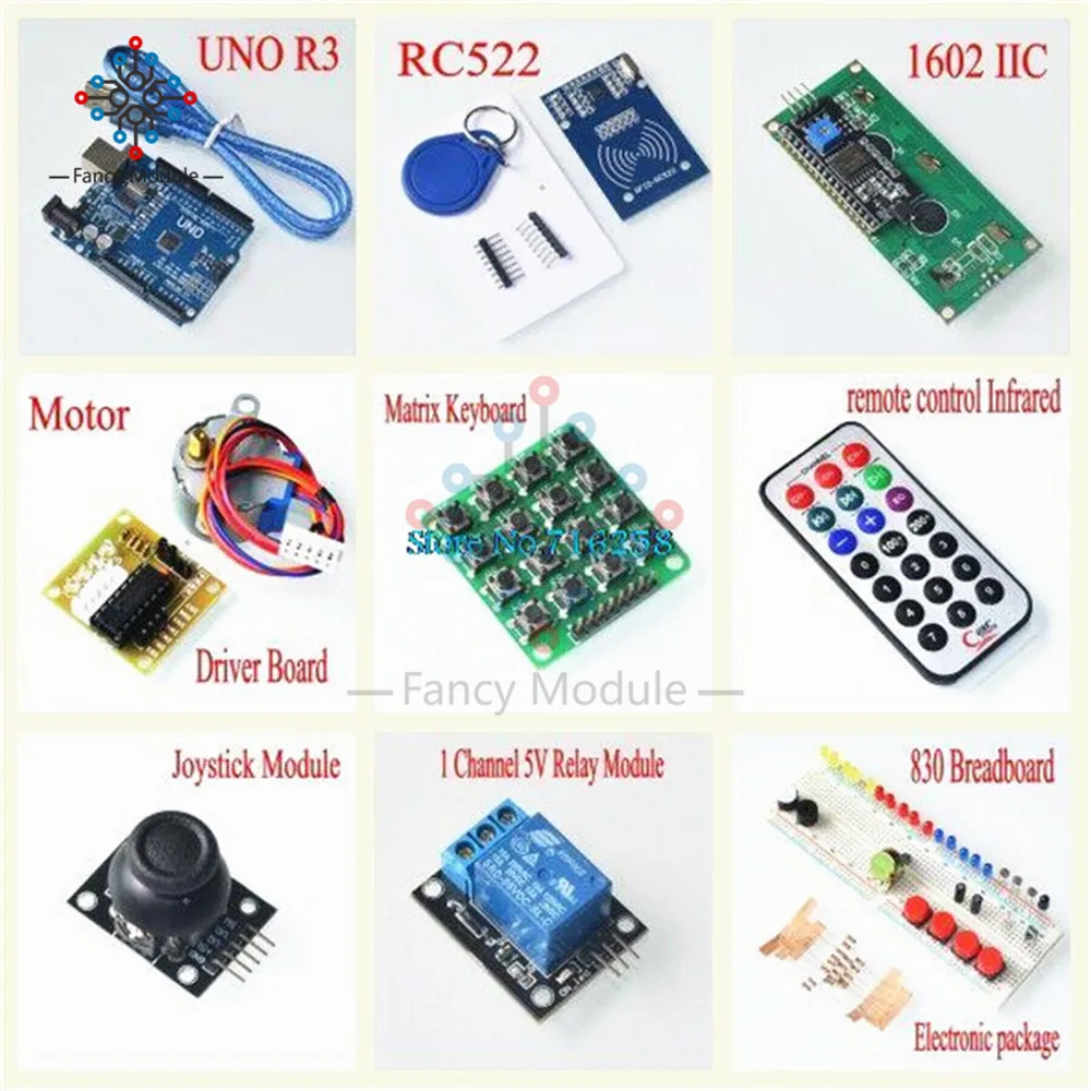Полные комплекты Starter Kit базовый Learning Suite UNO R3 КИТ Модернизированный шагового двигателя LCD1602 светодиодный перемычку для Arduino