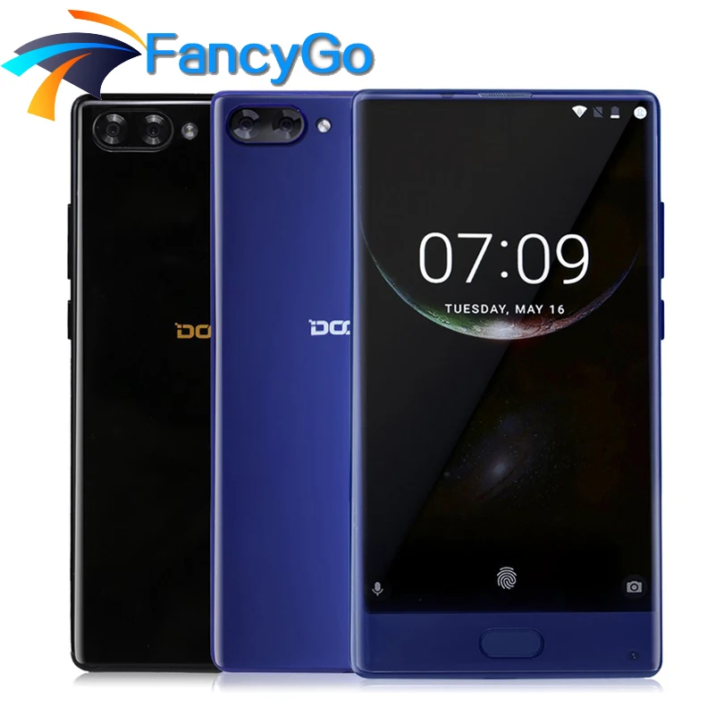 DOOGEE смешивания ободок менее смартфон 5 дюймов AMOLED HD Экран MTK Helio P25 Восьмиядерный 6