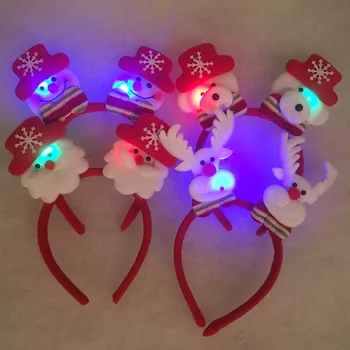 

2016 new Christmas LED headband antlers headband LED new Christmas ornaments wholesale wholesale
