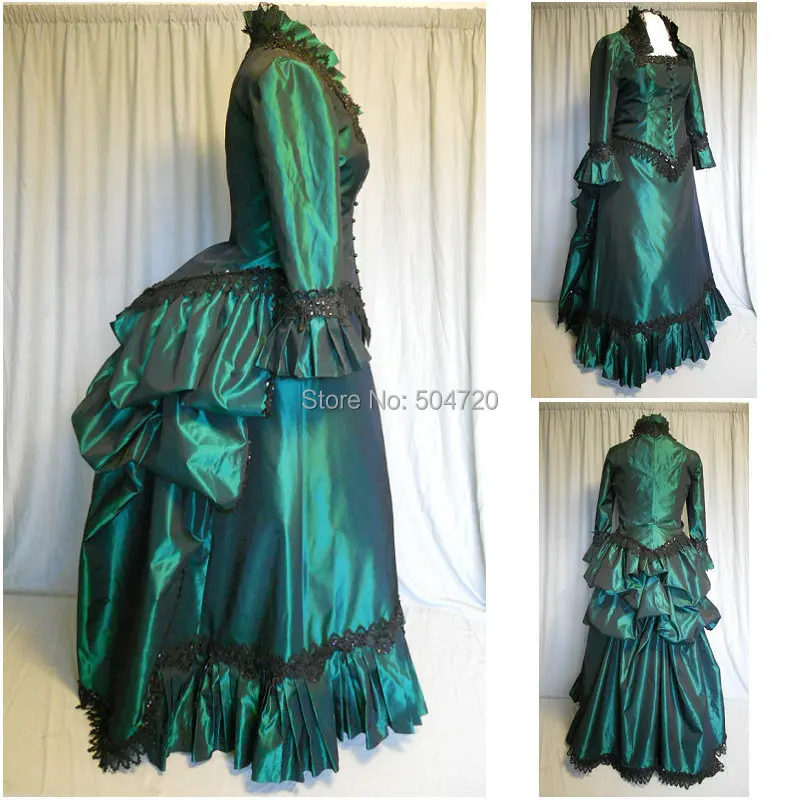 

Custom madeR-443 Vintage Costumes 1860s Civil War Ball evening Dress/Gothic Lolita Dress Victorian dresses/Renaissance dress