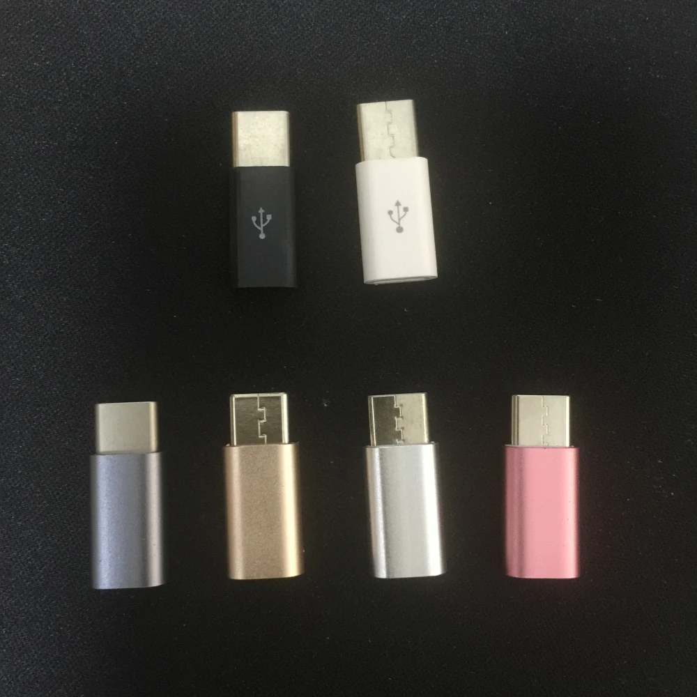 3 шт. USB-C type-C к Micro USB адаптер для передачи данных и зарядки для huawei P9 LG G5 для Xiaomi mi5 4c mi5s plus для Meizu Pro6