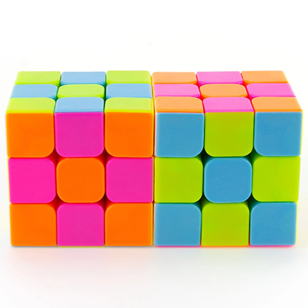 3 слоя волшебный куб 3*3 YJ Скорость 3x3x3 YongJun GuanLong Stickerless профессиональные Детские Игры и Пазлы Neo Cubo 5,7 см