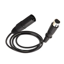 THGS-4 pin XLR Male to XLR FEMALE Кабель питания Шнур 10 футов для фотографии DSLR камеры