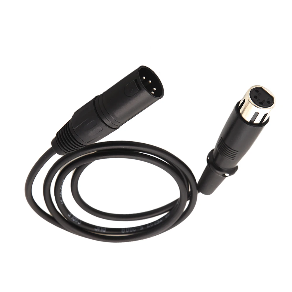 

THGS-4 pin XLR Male to XLR FEMALE Power Cable Cord 10ft for DSLR Camera Photography
