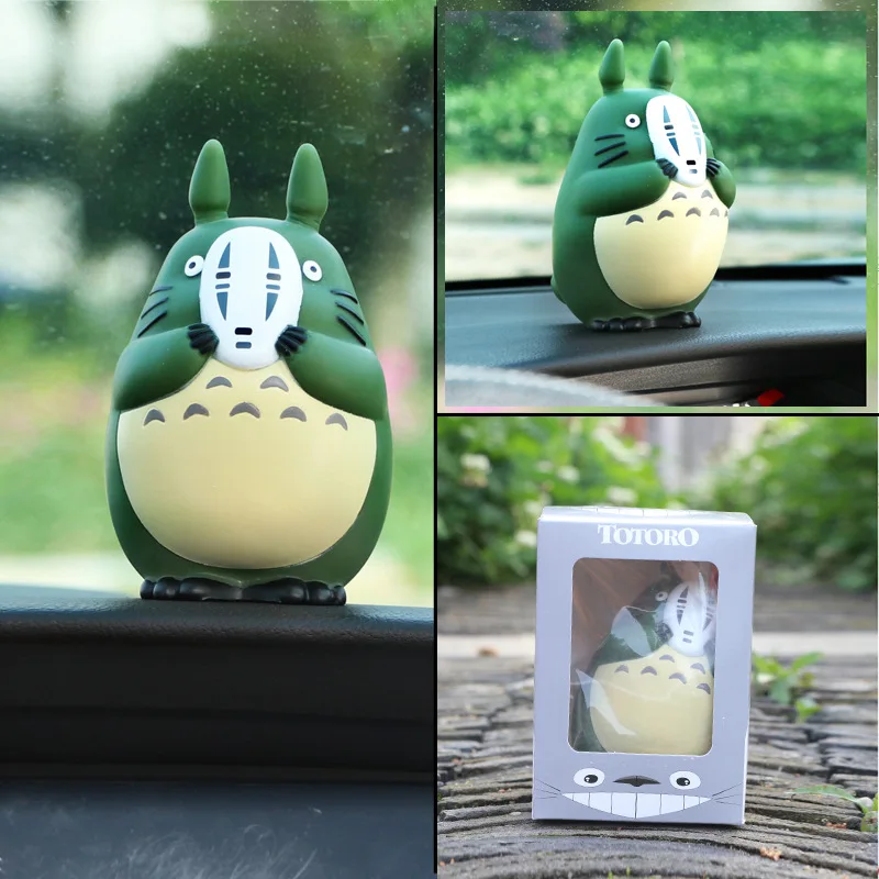 10cm My Neighbor Totoro Action Figures Studio Ghibli Miyazaki Hayao Model Toys Car Decoration