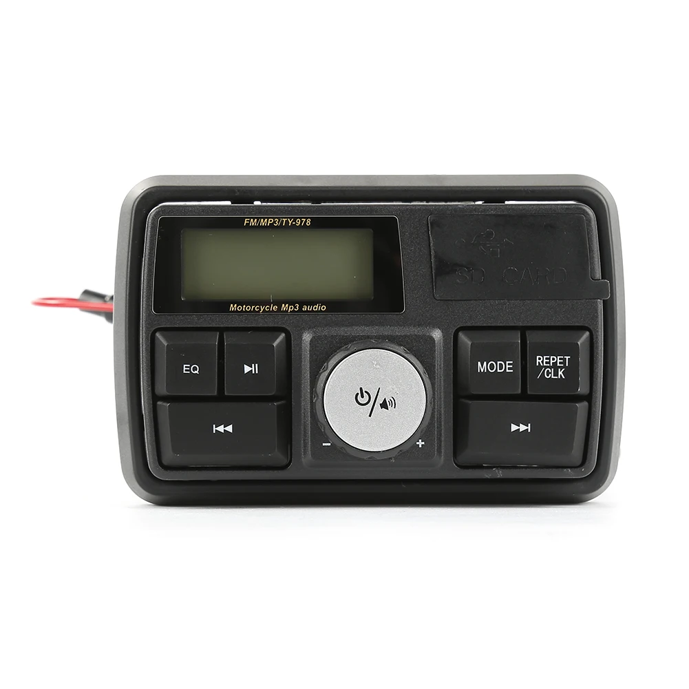 Мотоцикл аудио системные динамики Руль аудио система fm-радио мотоцикл FM MP3 динамик аудио система аксессуары