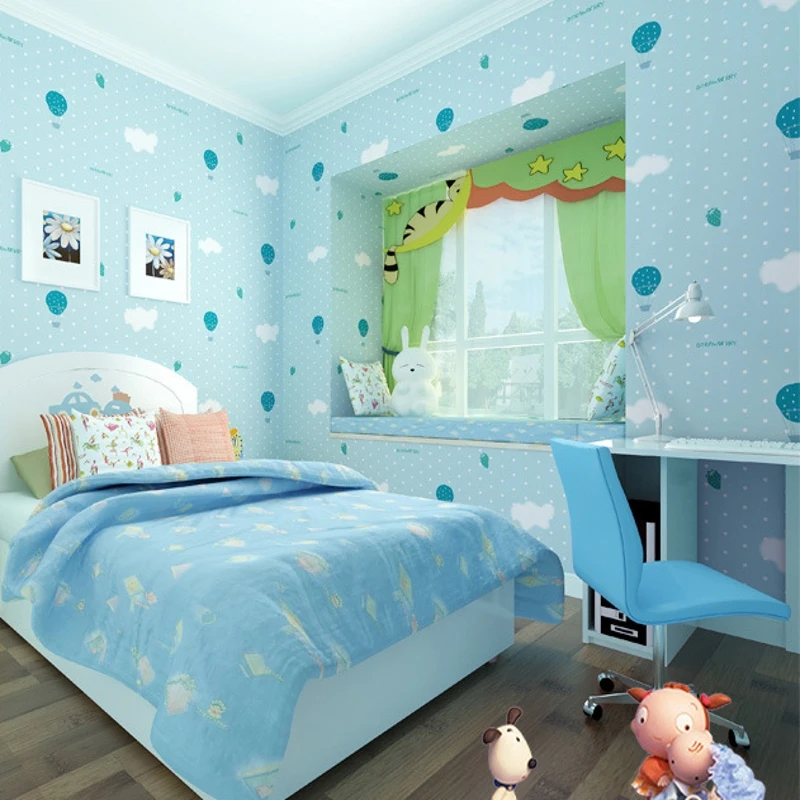 Info ttg Harga Wallpaper Dinding Kamar Tidur Warna Biru Terpercaya