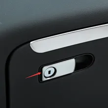 1 pezzo Car Styling Glove Box di Stoccaggio Maniglia Sticker Interior Trim Copertura Per Mercedes Benz Classe E W213 Classe C w205 GLC X253